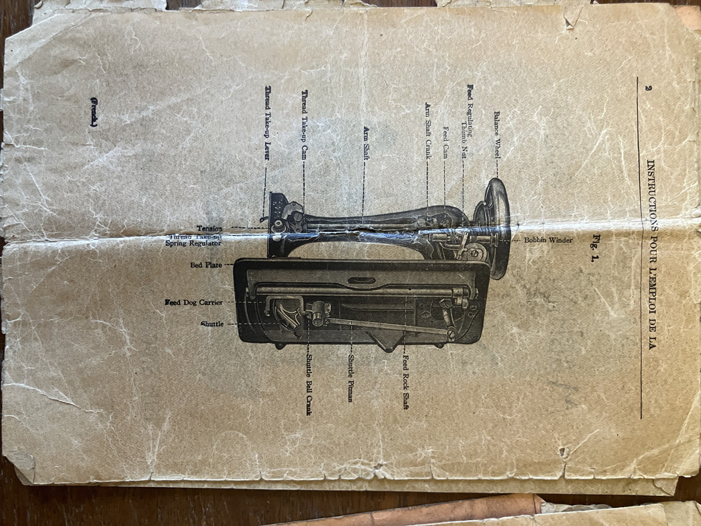 Machine arm in carrying case